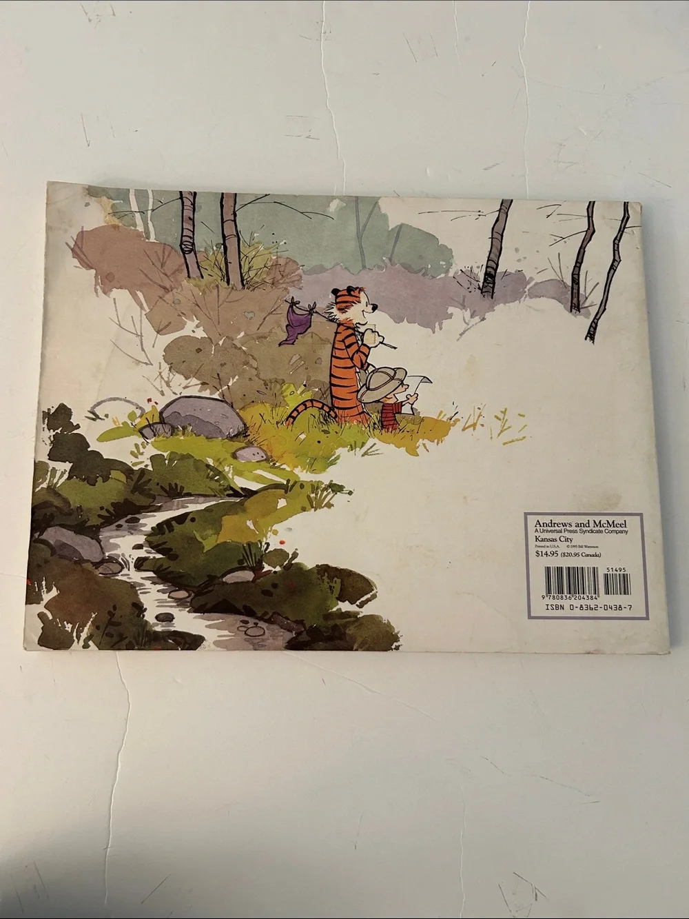 Calvin and Hobbes Tenth Anniversary Book by bill watterson copyright 1995